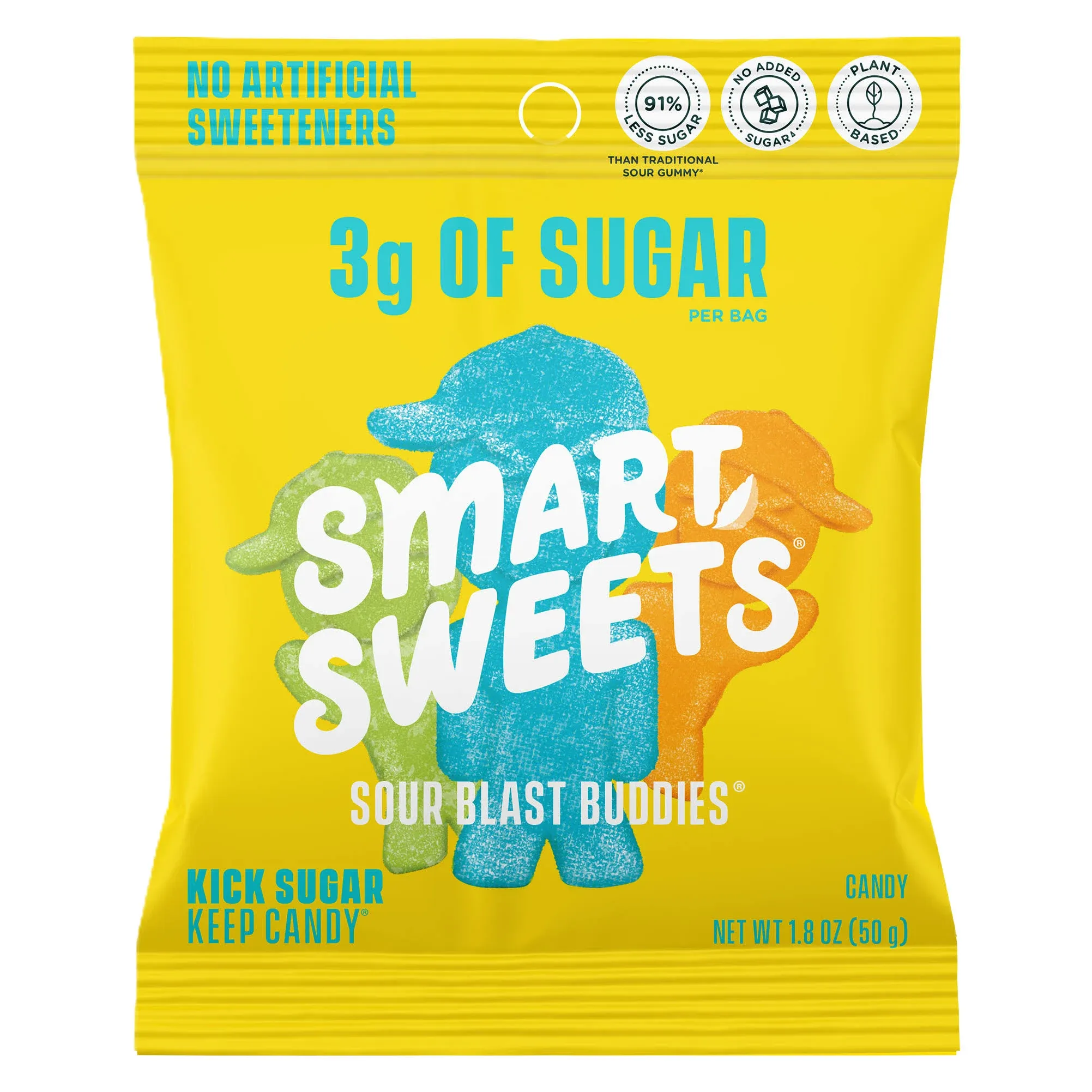 Smart Sweets Candy, Sour Blast Buddies - 1.8 oz