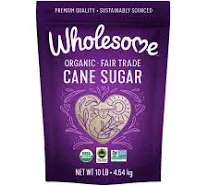 Organic Cane Sugar, 1 lb (454 g)