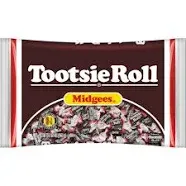 Tootsie Roll Midgees, Resealable Stand-up Pouch, 700-Count 4.86 pounds 