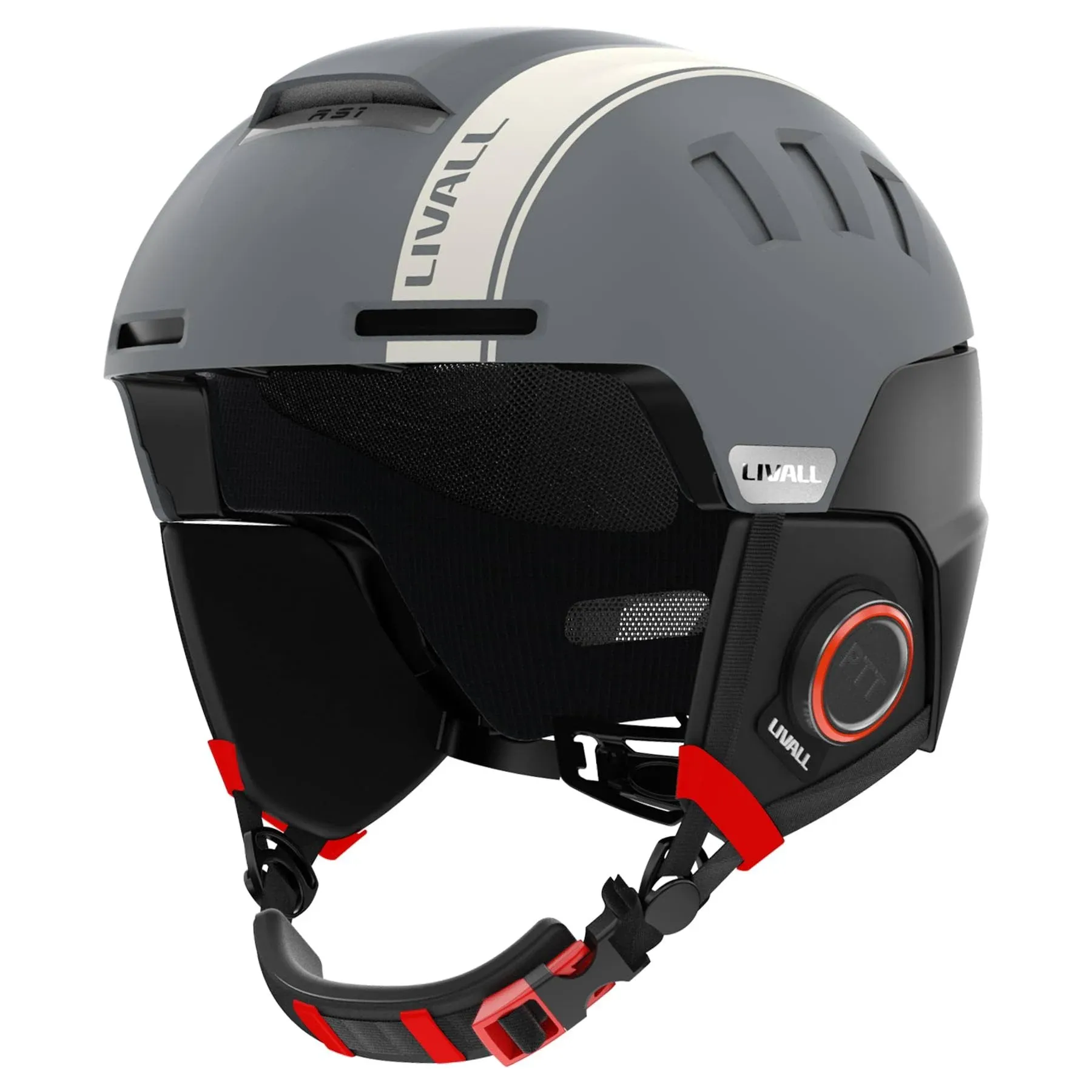 Livall RS1 Smart Bluetooth Ski Helmet with Built in Speakers & Microphone ...