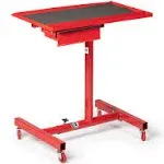 Adjustable Rolling Workshop Table With Tool Drawer - Mobile Workstation For Shops, Garages, Repair Shops, Warehouses | Titan Attachments