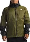 The North Face Men's Alta Vista Rain Jacket, Small, Forest Olive/TNF Black