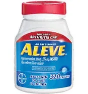 Aleve Pain Reliever/Fever Reducer, Tablets - 200 ct