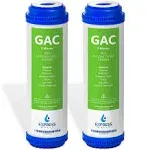 Granular Activated Carbon Water Filter Replacement – 10 inch –  GAC 2 Pack