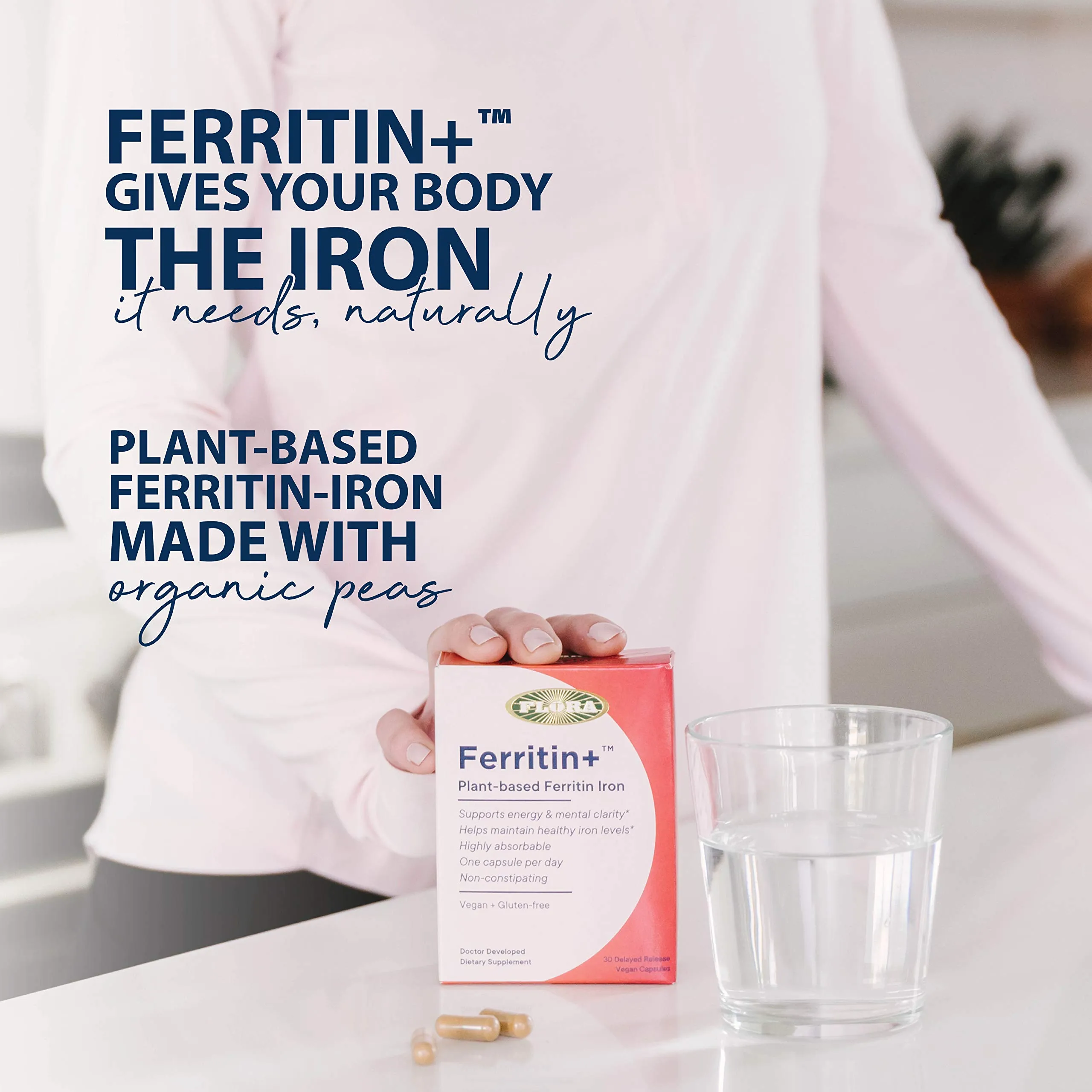 Flora Iron Ferritin Plus 30 vc