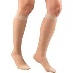 Second Skin Women's Sheer 15-20 mmHg Diamond Pattern Knee Highs