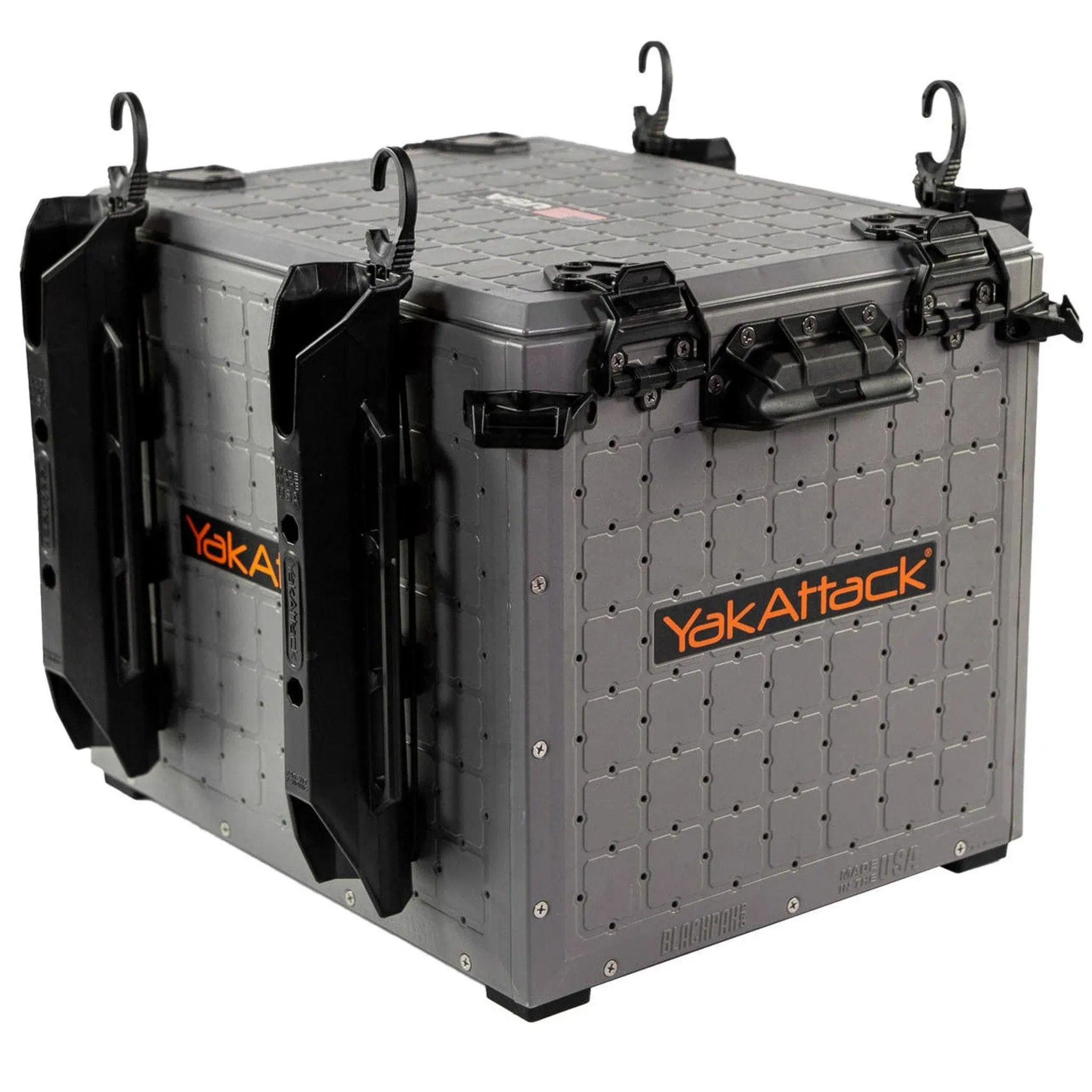 YakAttack BlackPak Pro Kayak Fishing Crate, Battleship Grey / 13 x 16 in