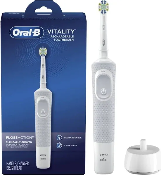 Oral-B Vitality Floss Action Rechargeable Battery Electric Toothbrush NEW BOX.