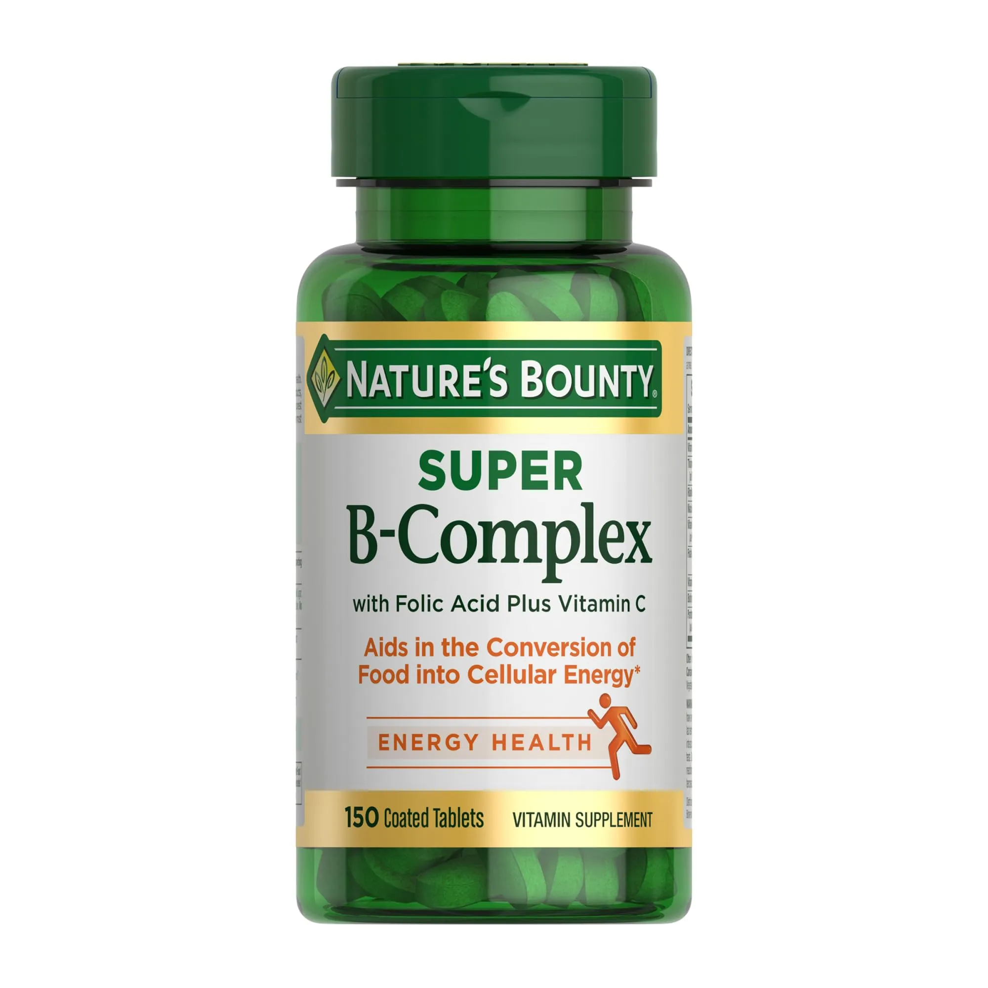 Nature's Bounty Super B Complex with Folic Acid Vitamin C