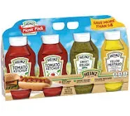 Heinz Ketchup Relish Mustard Picnic Pack