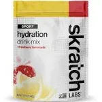 Skratch Labs Sport Hydration Drink Mix - Strawberry Lemonade 20 -