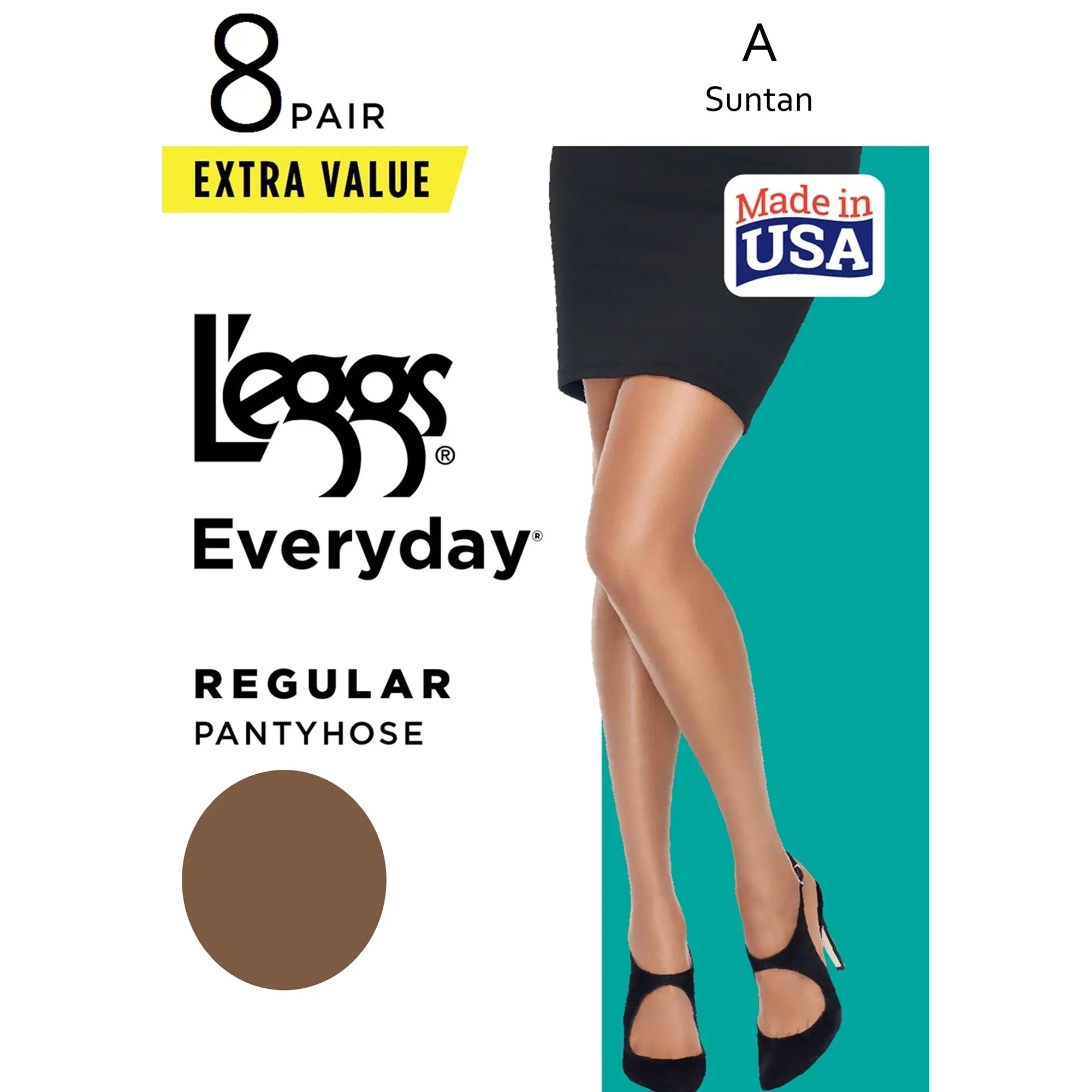 L'eggs Women's Everyday Regular Pantyhose