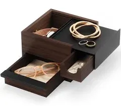 Mini Jewelry Box (Black-Walnut)