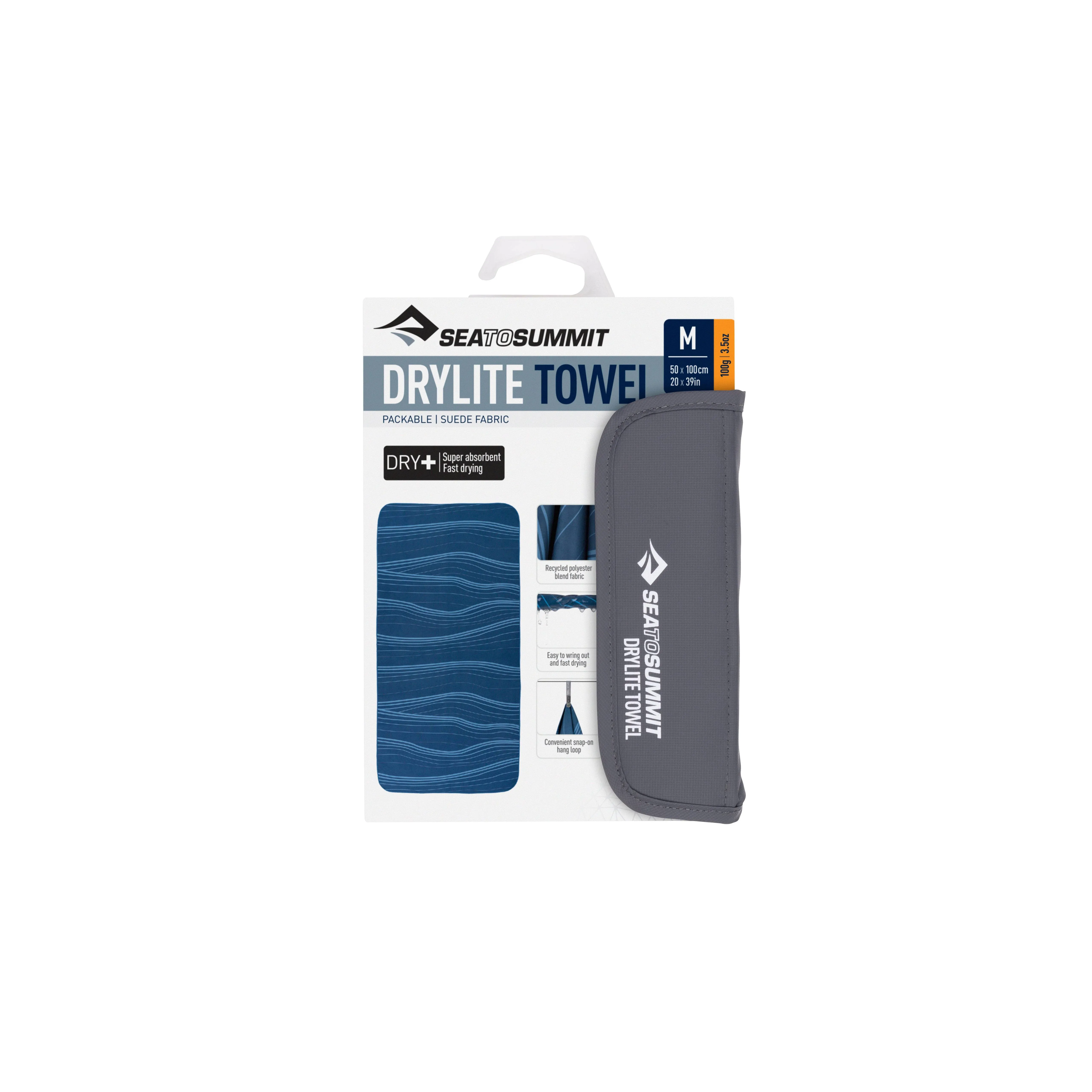 Sea to Summit Drylite Towel Small - Moonlight Blue