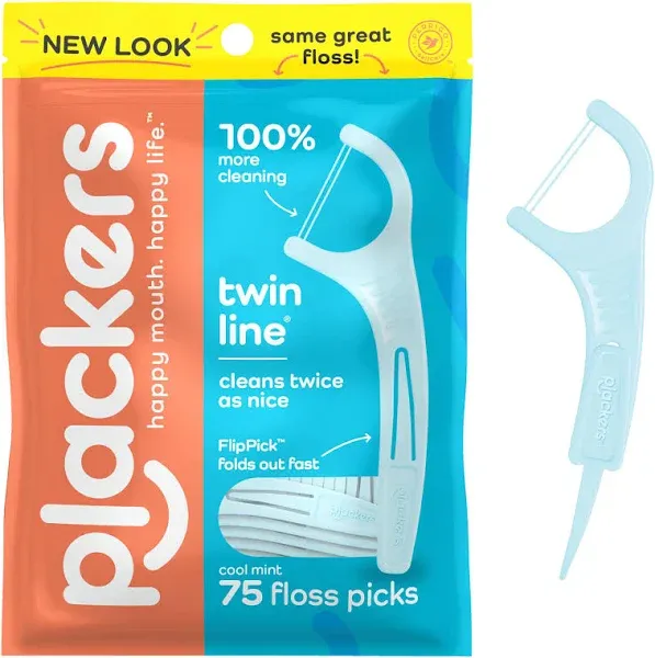 Plackers Dental Flossers Twin-Line