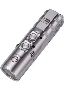 RovyVon Aurora A24 G2 Titanium LED Flashlight 1000 Lumens Pocket Flashlight with Lockout Mode