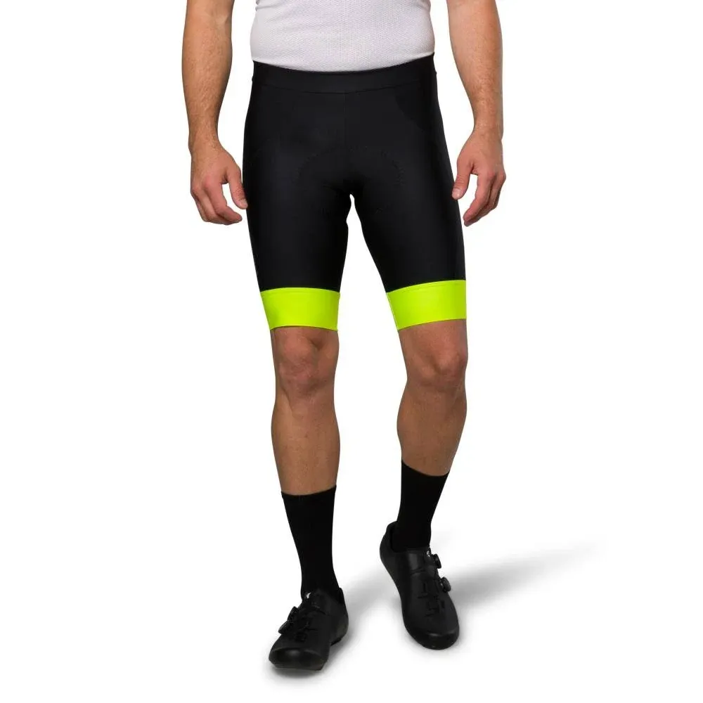 Pearl Izumi Men's Attack Shorts Black/Screaming Yellow / XXL