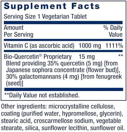 Life Extension Vitamin C and Bio-Quercetin Phytosome