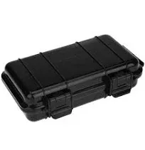 Oumefar Survival Storage Case with Foam, 3 Types Outdoor Shockproof and Pressure proof Waterproof Sealed Box for Loading Small Electronic Devices (Model A external : 170 * 110 * 48mm)