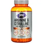 NOW Foods, Sports, Arginine &amp; Citrulline, 240 Veg Capsules