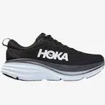 Hoka Bondi 8 - Men's Black & White / 10.5