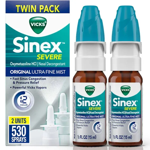 Vicks Sinex Severe Nasal Spray Ultra Fine Mist