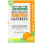 TheraBreath Dry Mouth Lozenges, Sugar Free Mandarin + Mint - 100 lozenges (165 grams)