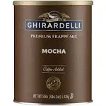 Ghirardelli Mocha Frappe, 3.12 lb Can, 6/Case