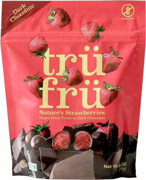 Tru Fru Nature's Strawberries Dark Chocolate (4.2 oz)