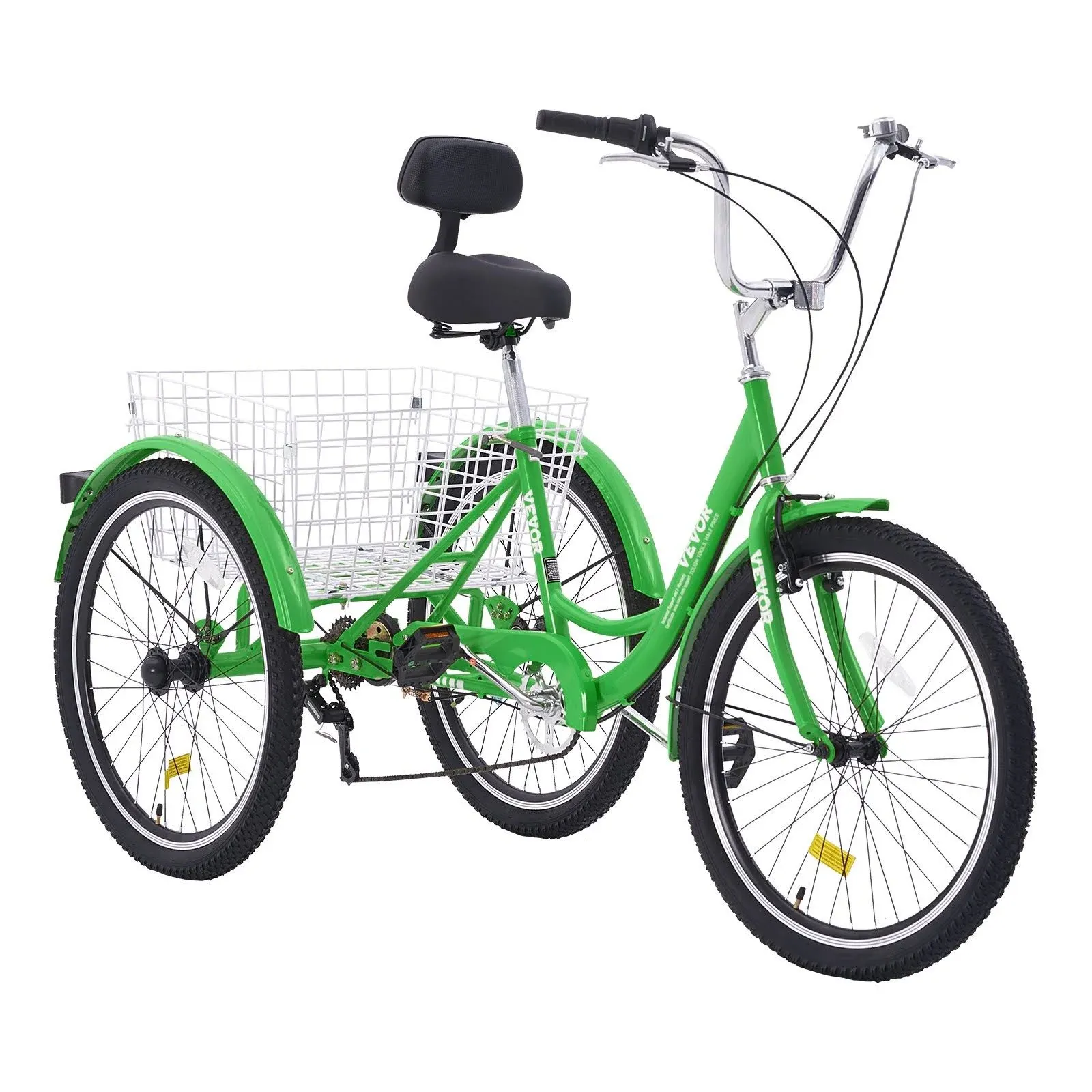 VEVOR 20 in. Adult Tricycles Bike Green