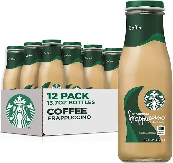  Frappuccino Coffee Drink, Mocha, 13.7 Fl Oz Bottles (12 Pack)