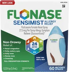 Flonase Sensimist Allergy Relief Spray Family Pack 1 Adult & 1 Child 2 Pack