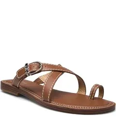 Michael Michael Kors Ashton Flat Thong Women's Sandals Luggage : 7.5 M