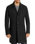 Cole Haan Stretch Wool Coat, Black / Regular XL