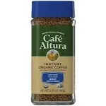 Cafe Altura Organic Fair Trade Decaf Instant Coffee, 3.53 oz