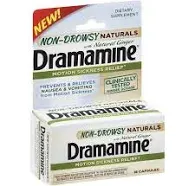 Advanced Herbals by Dramamine Non-Drowsy Motion Sickness Relief with Natural Ginger