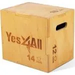 Yes4all Wood Plyo Box/Wooden Plyo Box for Exercise