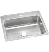 Elkay Dayton Single Bowl Dual Mount Stainless Steel Sink DSESR127221