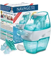 Navage Naväge Nasal Hygiene Nose Cleaner Device: Nasal Irrigation with The Naväge Designer Bundle