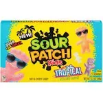 Sour Patch Kids Fat Free Tropical Soft Candy Box, 3.5 Ounce, 12 per Case