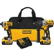 Dewalt 20V MAX Cordless Brushless XR Hammerdrill Impact Driver Combo Kit DCK299