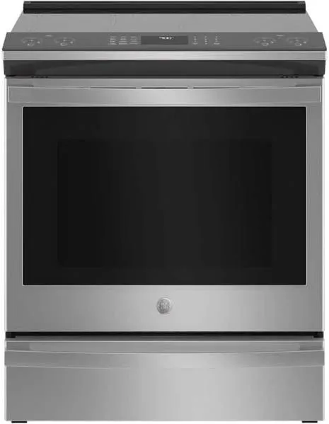 GE Profile 30" Fingerprint Resistant Stainless Slide In Induction Range