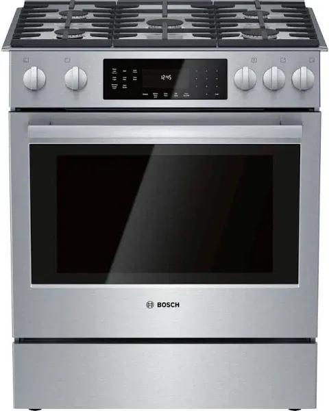 Bosch 800 Series 30" Slide-In Electric Range HEI8056U