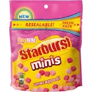 Starburst Favereds Minis Fruit Chews Candy 8 Ounce (Pack of 8)