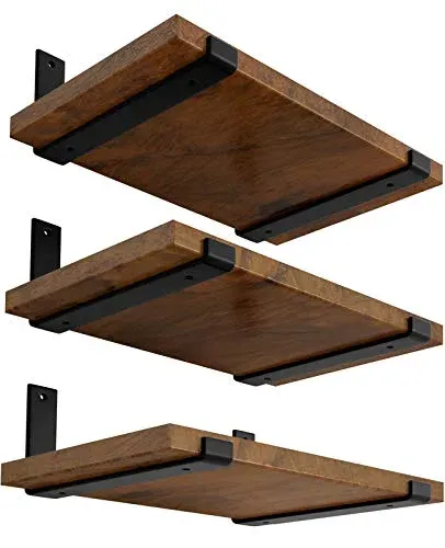 LEOPO 12 inch Shelf Bracket for DIY Floating 5 Thick Heavy Duty 6 Pack 11 25A x 6A 1 5A at MechanicSurplus.com