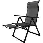 Caravan Sports Ergo+ Patio Folding Chair (Gray)