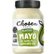 Chosen Foods Avocado Oil Mayonnaise, 32 Ounce - NON GMO