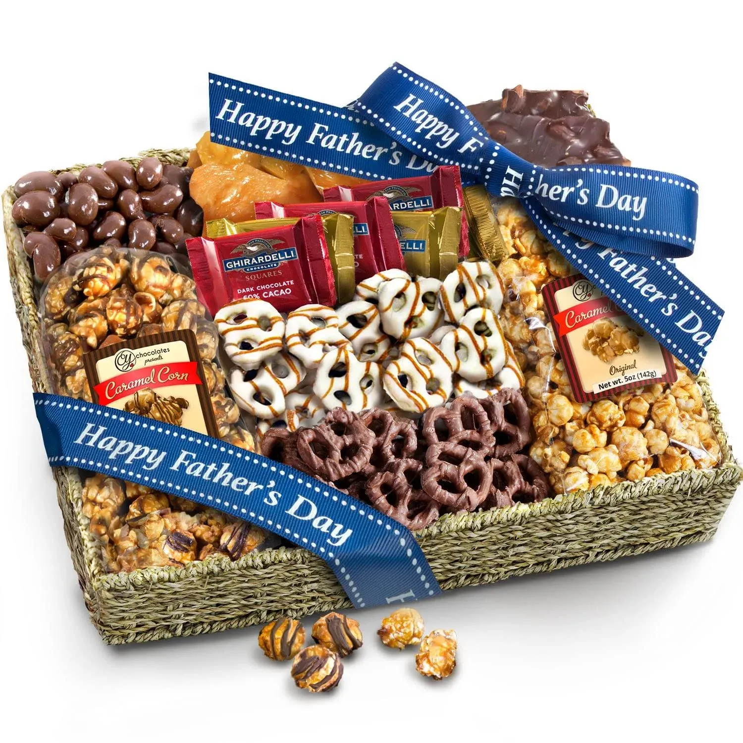 Father's Day Chocolate Caramel and Crunch Grand Gift Basket