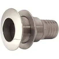 Attwood Stainless Steel Scupper Valve Barbed - 1-1/2&quot; Hose Size