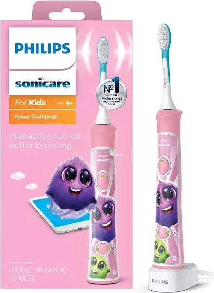 Philips Sonicare HX6351/41 For Kids Pink Electric Rechargeable Toothbrush